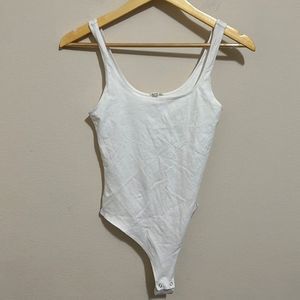 Garage White Bodysuit